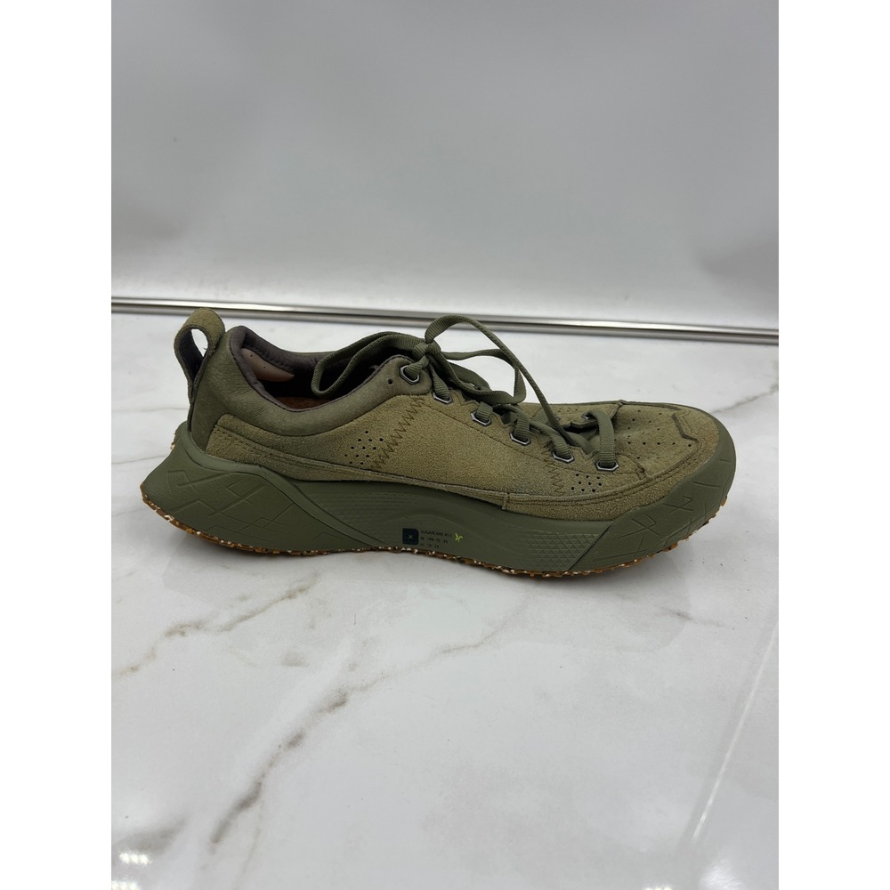Deckers X Lab Sugarcane Shoes Womens Olive Green Suede Sneakers Size 7 - Picture 7 of 12